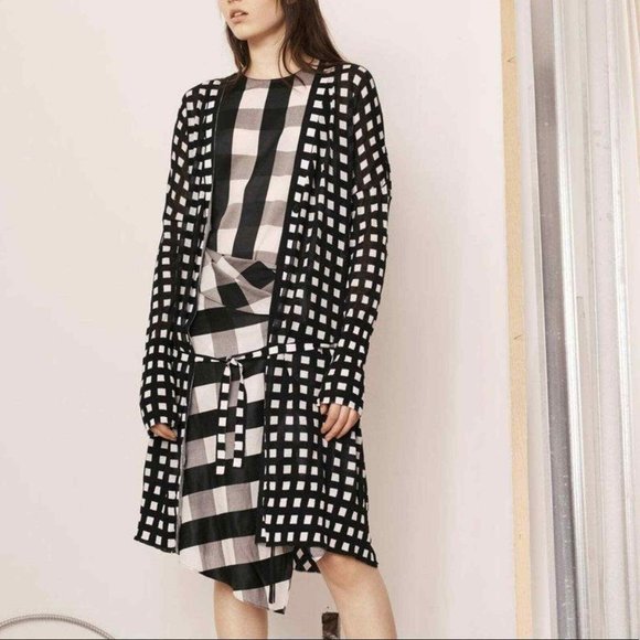 Rag&Bone Black and White Checked Cardigan, size XS - Picture 7 of 7
